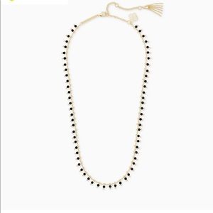 Jenna Gold Choker Necklace in Black Obsidian